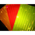 High Intensity Prismatic Diamond Grade Reflective Vinyl Fluorescent Lime Yellow
